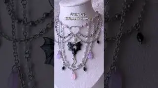 #pastelgoth #gothicjewelry #altfashion #chainmail #handmadejewelry