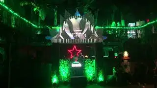 Structure Visual Projection 3D Mapping Music Festival Krank Goa.