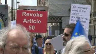 Anti-Brexit campaigners march on London | AFP