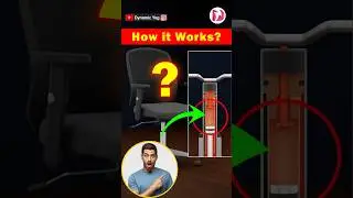 Gas lift Cylinder कैसे काम करता है?#chair #how #office