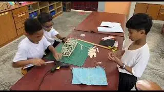 Bridge Building Competition (Sekolah Rendah) Proses Pembinaan