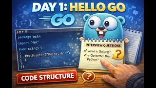 Day 1: Hello Go 👋 | Go Code Structure Explained + Interview Questions