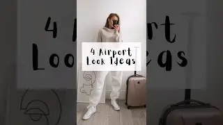 4 Airport Look Ideas for Women ❤️🌹 | What to wear while traveling 🧳🤔 #shorts #fashion #viral #short