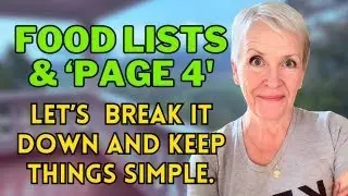 FOOD LISTS & 'PAGE 4