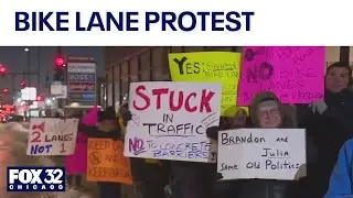 Chicago residents protest new bike lanes, say they cause headaches
