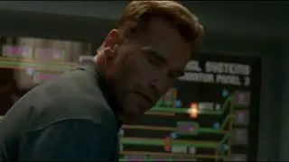 Collateral Damage 2002 Gordan chases after the terrorist scene