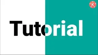 Wipe Text Effect :-  Kinemaster Tutorial
