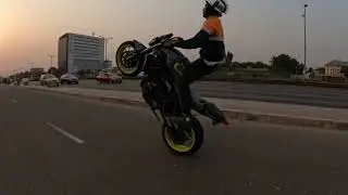 Filming motor bike stunts with GoPro Hero 10 in Africa, Ghana.