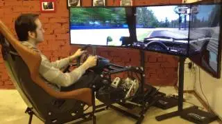 Работа МКПП Logitech G27 на GameSTUL! Home Revolution + 120