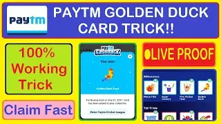 🔥 Paytm Golden Duck Card Trick | Live Proof | 100% Working Trick | Paytm Rare Cards Tricks @paytm