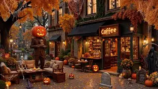 Cozy Haunted House Halloween Ambience 🎃 Best Spooky Halloween Jazz 2025 for Sleep