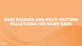Case Packing and Multi-Pattern Palletizing for Dairy Bags