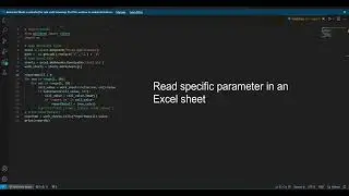 Python for read excel sheets