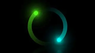 Smooth Loading Ring Animation with Glowing Effect and Shadows (HTML & CSS)