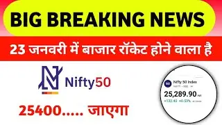 23 January Nifty 50 Analysis | Market Open Strategy | Support & Resistance