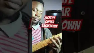 Sweet Highlife Guitar lines Breakdown !!😍 #shorts #guitar #guitarlesson