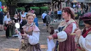 Michigan Renaissance festival 2025 August 31st... Morning dance!