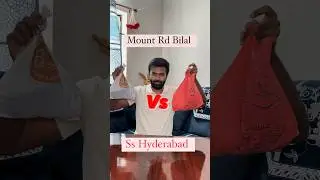Ss Hyderabad Vs mount road Bilal 🤔which is best 😳 #food #shorts