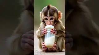 🍼 Monkey Bibi Boli &ndash; Ham To Doodh Pienge 😂🐒 dudu pienge #monkeybibi #monkey #dudupienge #cartoon