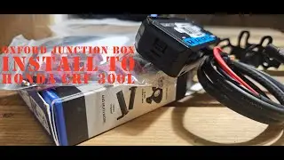 How to install Oxford Junction Box to Honda CRF300L | Clean & Safe Accessory Wiring