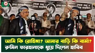 আমার বাড়ি মনে হয় বার্মা, আমি কি রোহিঙ্গা? রুমিন ফারহানাকে ধুয়ে দিলেন হাবিবী | Junayed Al Habib