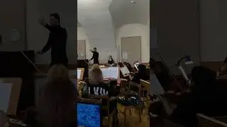 Экзамен по симфоническому дирижированию. Лев Михалёв, 3-ий курс, DEC 2022