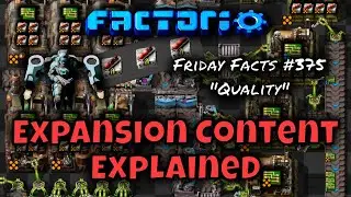 Factorio Space Age - Friday Facts #375 - Quality, Explained