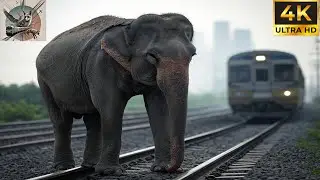 60 Moments of Animals Involved in and Causing Train Accidents : Terrifying