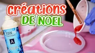 👨‍🔬 Créations de Noël en RESINE EPOXY 🎅🎄