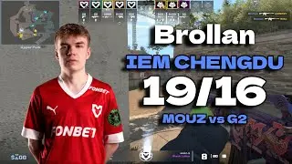 CS2 POV MOUZ Brollan (19/16) vs G2 (Overpass) IEM Chengdu 2024 Semi-final