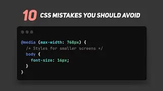10 Common CSS Mistakes You Need to Be Aware Of