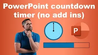 Таймер обратного отсчета в PowerPoint без надстроек
