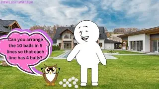 Logical Question [30] -  10 balls in 5 straight lines puzzle