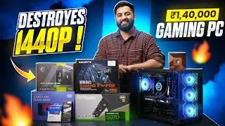 ₹1,40,000 LAKH Gaming PC That DESTROYS 1440p! (R5 9600X + RTX 5070)😍🔥