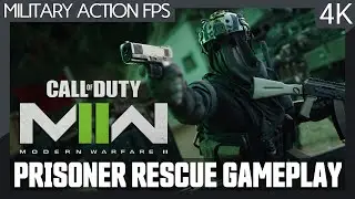 Modern Warfare II (2022) Prisoner Rescue - Map Breenbergh Hotel - 4K on PS5 (No commentary) 2160p