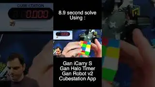 8 second with Gan iCarry S and Halo timer
