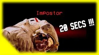 Fastest Impostor of Among Us (only 20 secs) #Shorts
