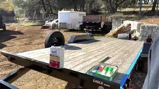 How to Stain/Seal your Trailer?