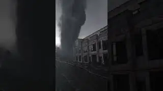 black storm 😱😱The city will be destroyed #scary #aliens #shorts | @RTsrovVideo