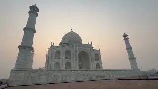 Taj Mahal At Dawn Stock Video [Public Domain]
