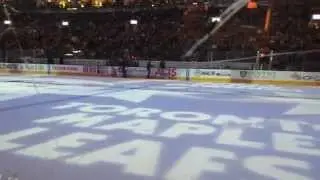 Section 107 Row 1 - Rail Platinum - ACC - Toronto Maple Leafs