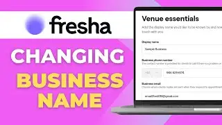 How To Change Your Business Name on Fresha Full 2025 Guide