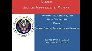 24-10995 Endure Industries против Vizient, вторник, 4 ноября 2025 г.