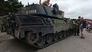 LEOPARD 1 TANK ENGINESOUND - Start up and reving Engine - 830 hp 37,4 liter 10 cylinder MTU