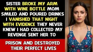 Sister Broke My Arm With Wine Bottle, Mom Toasted Her - My Revenge Destroyed Them