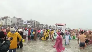 Dunkerque: le bain du Nouvel An pour 600 