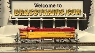 050867-HO Brass Model Train - OMI Overland O&N Oregon & Northwestern AS-616 Diesel #3