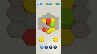 Hexa Sort Stack Color Puzzle Game Level 1 🔥   