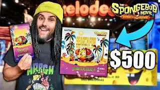 I BOUGHT ALL OF THE BRAND NEW SPONGEBOB MOVIE SEARCH FOR SQUAREPANTS CARDS!!