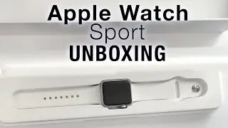 Apple Watch UNBOXING & Review the Sport Edition with 38 mm in color white & First Hands on